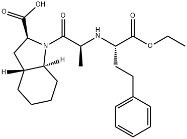 (2S,3aR,7aS)-1-[(2S)-2-[[(1S)-1-Ethoxycarbonyl-3-phenyl-propyl]amino]propanoyl]-2,3,3a,4,5,6,7,7a-octahydroindole-2-carboxylic acid(87679-37-6)